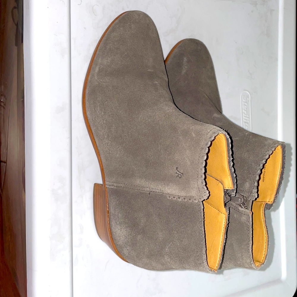 Jack Rogers Grey Suede Booties